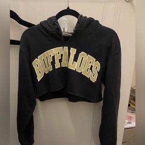 cropped CU sweatshirt